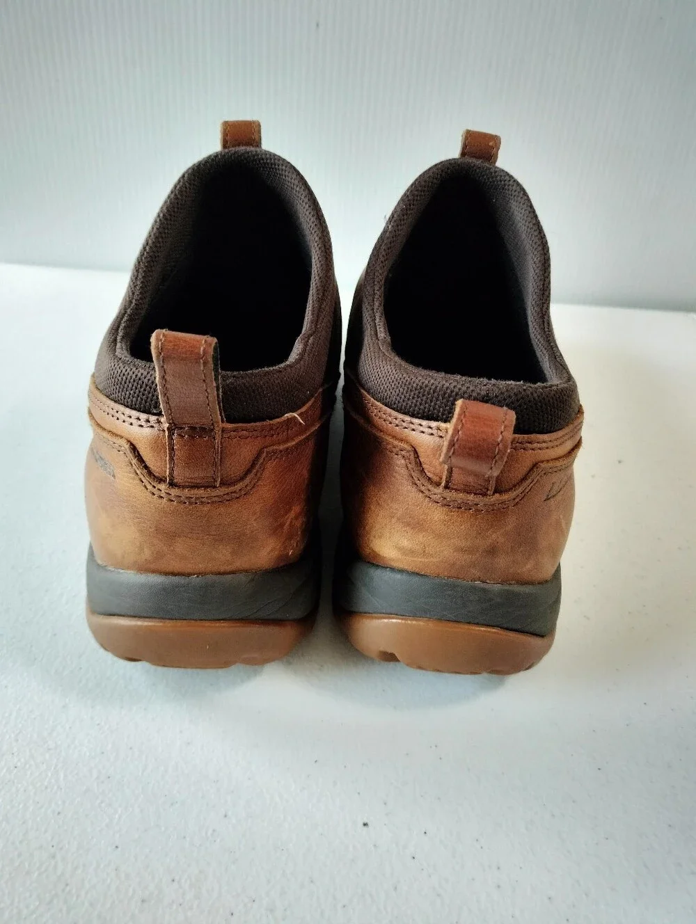 L.L. Bean Storm Chaser 5 Mens Brown Slip-On Duck Ankle Boots 13 All Weather